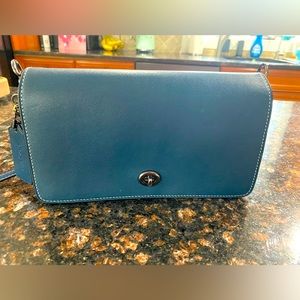 Dark Turquoise Coach Crossbody
